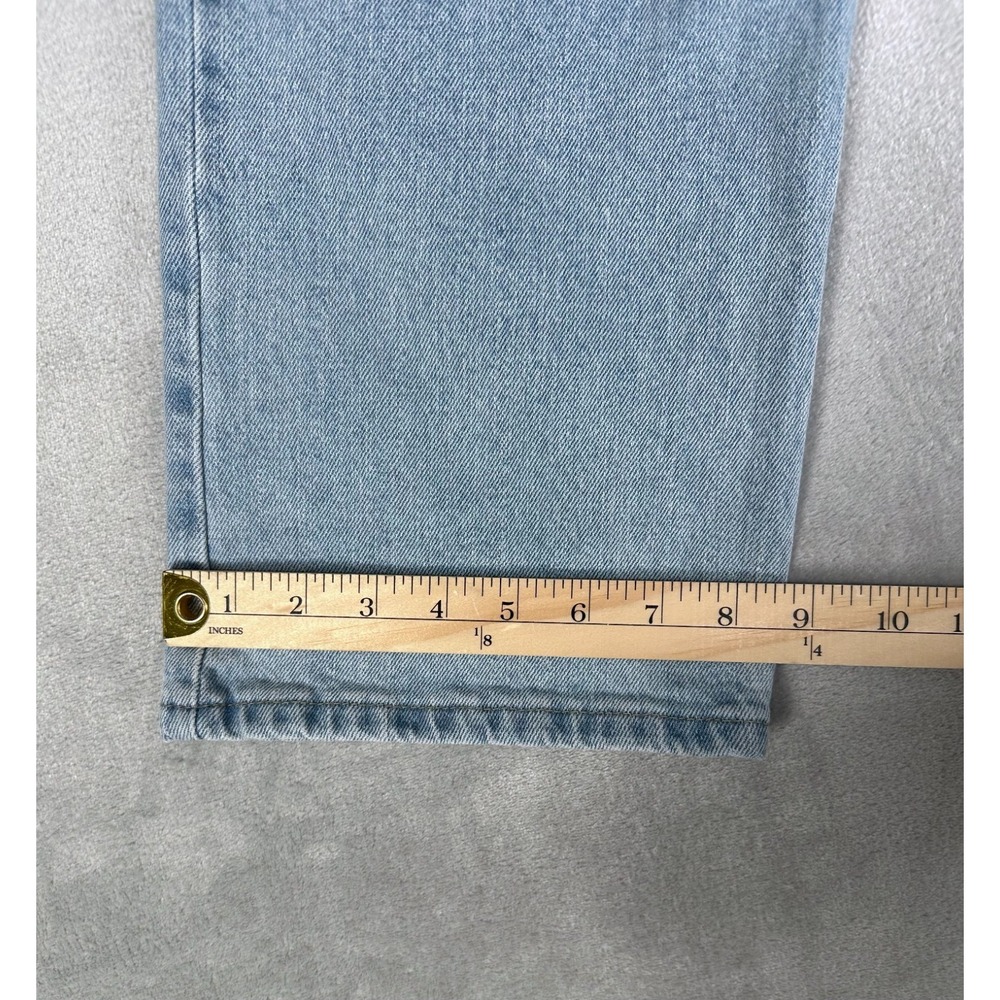 Wrangler Premium Quality Jeans Men's 34x30 Light Wash Straight Leg Denim - Picture 3 of 13